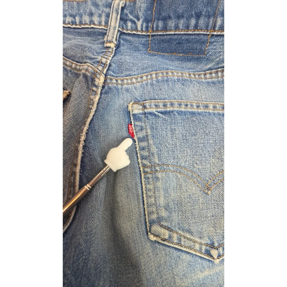 Vintage Levis 505 Jeans 30x31 Medium Wash Straight Leg Denim Made in USA 1980